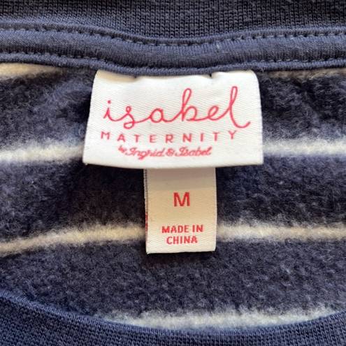 Isabel Maternity  by Ingrid & Isabel Striped Crewneck Sweatshirt