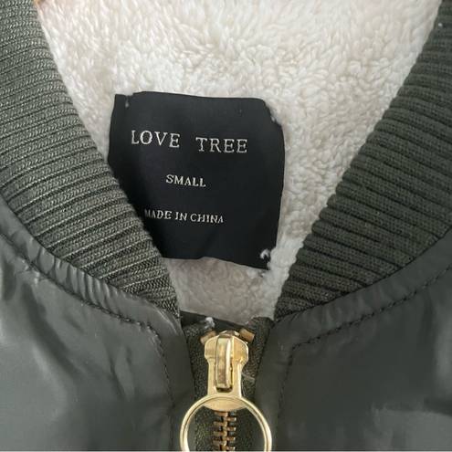 Love Tree  Women’s Zip Up Bomber Jacket