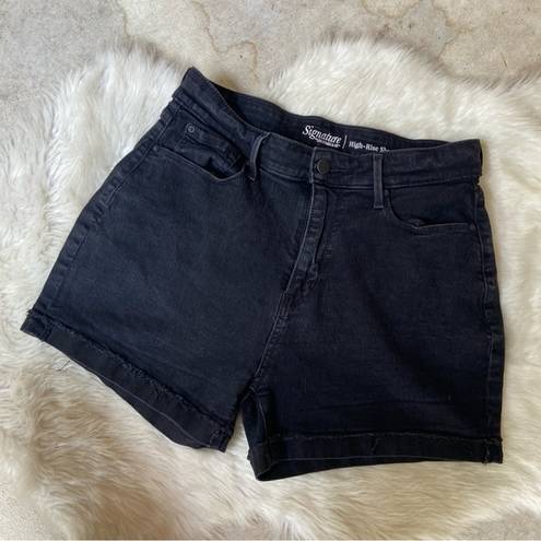 Levi Strauss & CO. Solid Black High Rise Shorts