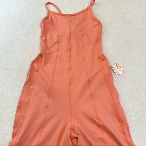 Free People  Movement Heat Waves Onesie in Crush Blush