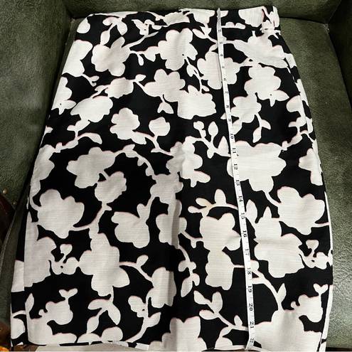 Kate Spade  Marit Graphic Print Pencil Skirt The Rules Modest Career