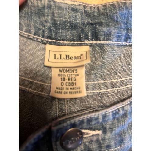 L.L.Bean  Women's Capri Jeans Size 18