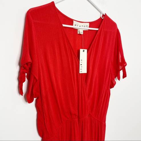 Nordstrom NWT red jumpsuit lightweight HIATUS sold at  
Size XL
New with tags