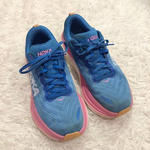 HOKA Bondi 8 - Women's Coastal Sky / All Aboard / 9.5