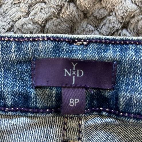 NYDJ  Not Your Daughters Jeans Denim Blue Straight Jeans Size 8P GUC #0235