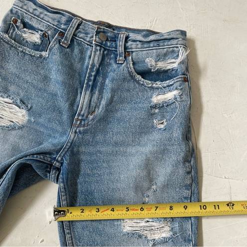 Abercrombie & Fitch  Mom Jeans Ripped Distressed Jeans Size 25