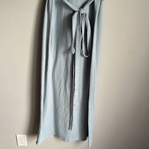 Tuckernuck  Pomander Place Slate Blue Sawyer Dress Belted