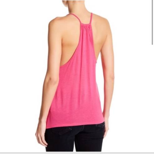 Haute Hippie  Pink Cowl Neck Racerback Tank, Large, New with Tag!