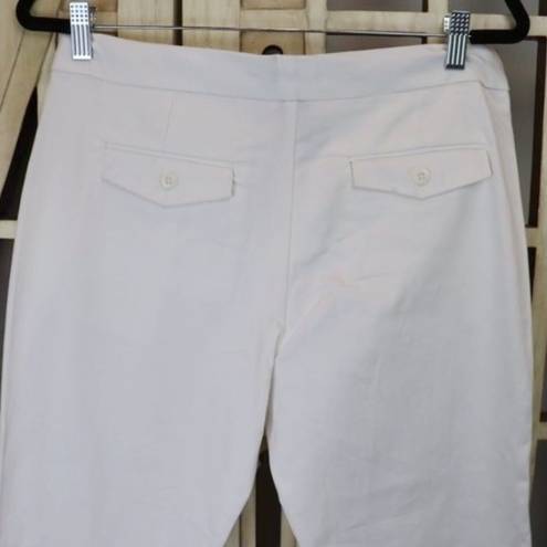 The Limited  White Comfy Beachy Vacation Capri Pants Size 4 New