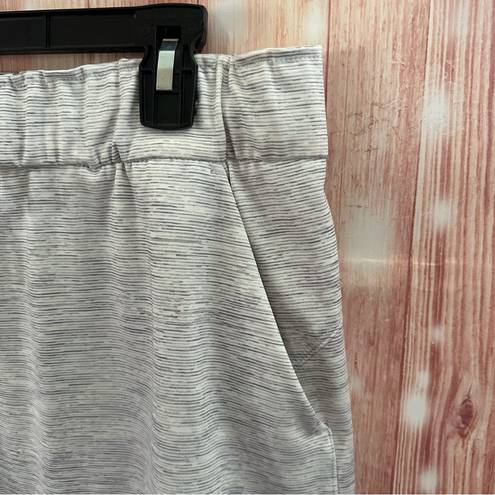 Hilary Radley  Light Gray Space Dye Pull-On Skirt