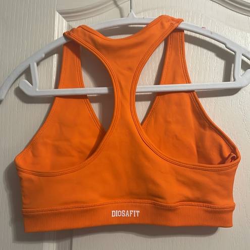 Diosa  Fit Orange Mango Sports Bra