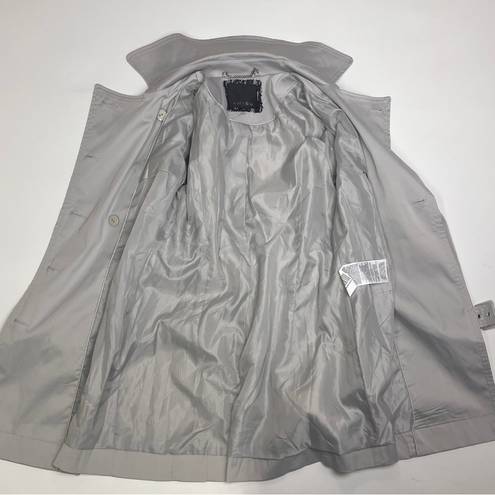 Amisu  New Yorker Short Gray Trench Coat Sz. 38, Sz. 7-8 US