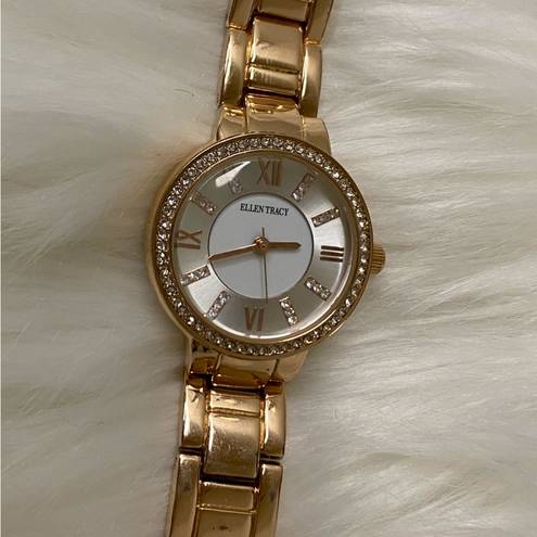 Ellen Tracy  Ladies Quartz Watch in rose gold