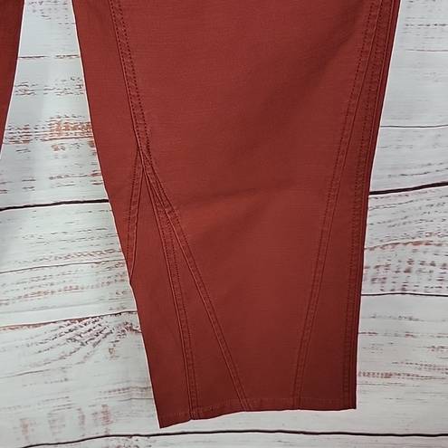 Free People Movement  Garnet Red Voyage High Waisted Cargo Women's Pants Size XS