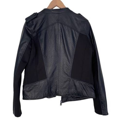 Marc New York 𝅺 Leather Asymmetrical Moto Jacket - M