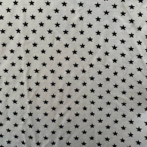 Eberjay Eberjey Star Printed Short Sleeve Button Lightweight Pajama Top Medium