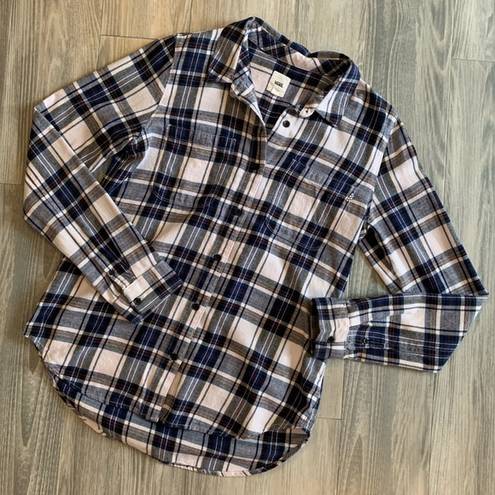 Vans  plaid flannel size Medium