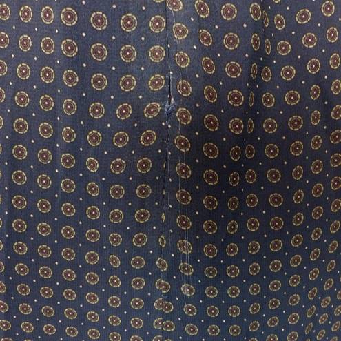 Bailey 44 Brandi Chiffon Dress Womens S Blue Medallion Print Long Sleeve Sheer