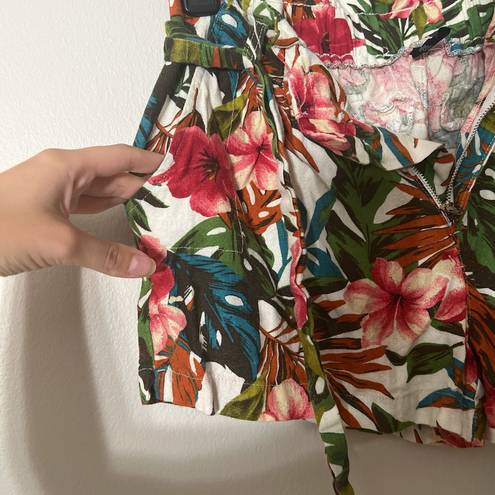 Bebop Tropical Linen Shorts