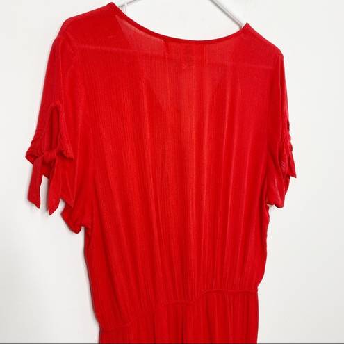 Nordstrom NWT red jumpsuit lightweight HIATUS sold at  
Size XL
New with tags