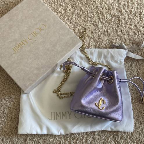 Jimmy Choo Metallic mini bag