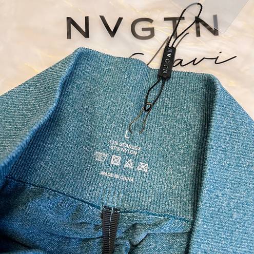 NWT NVGTN Large Teal Scrunch Shorts