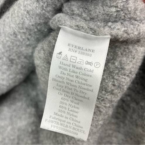 Everlane  | Gray Wool Blend V-Neck Sweater SHRUNKEN- Size S (See description)