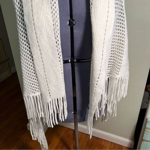 Daisy Etc. by Lazy  Open Front Cardigan Shawl Cream