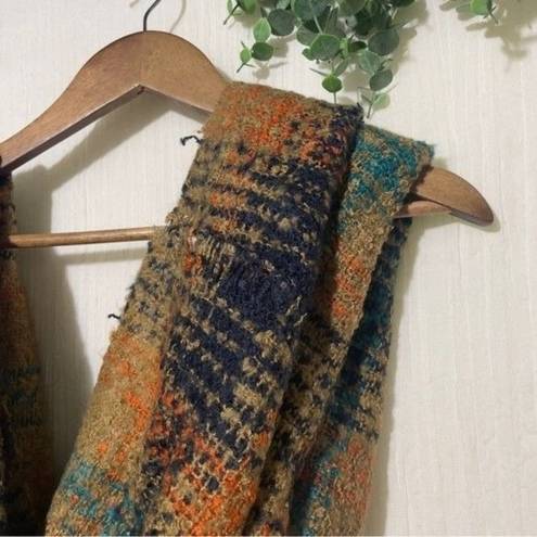 BP  Scarf Plaid Multi Colors Blanket