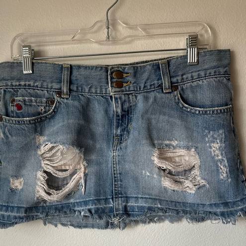 Abercrombie & Fitch Vintage Label  Mini Denim Skirt