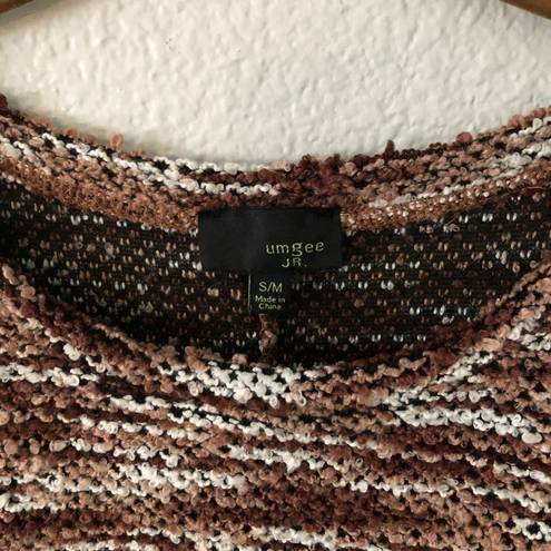 Umgee  Brown Oversized Boxy Sweater