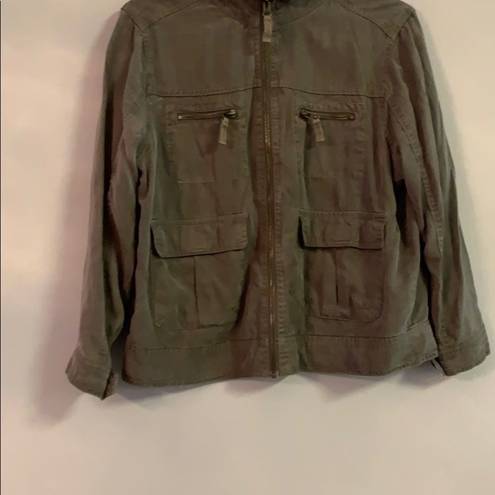 Krass&co Mission supply and  Large green zipup jacket