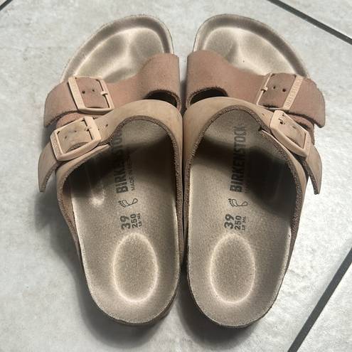 Birkenstock  Arizona Split Light Rose Nubuck/Suede Leather