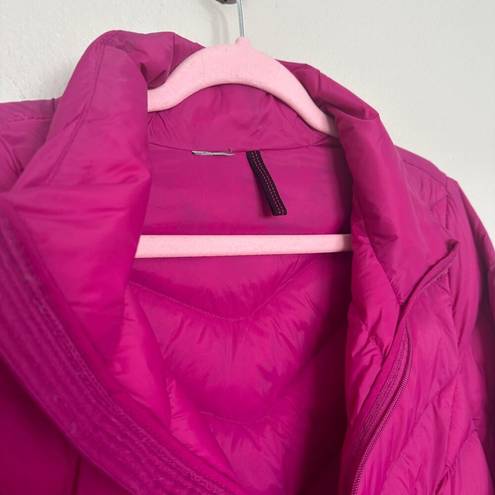 Champion Women's XL  C9 Venturedown Magenta Winter Puffer Coat Jacket Full Zip