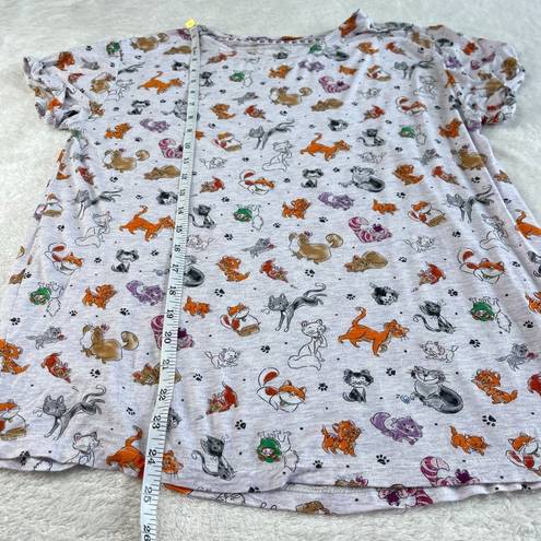 Disney RARE Walt  Parks Aristocats Cat Shirt Pants PJs WDW Reigning Cats Size S M