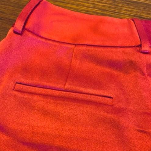 Alice + Olivia  Cady High-Waist Raspberry Pink Pocket Satin Shorts Sz 8 ~ Barbie