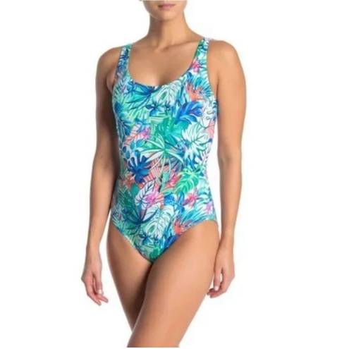 Tommy Bahama  Tropical Island Floral One Piece Swimsuit size 8