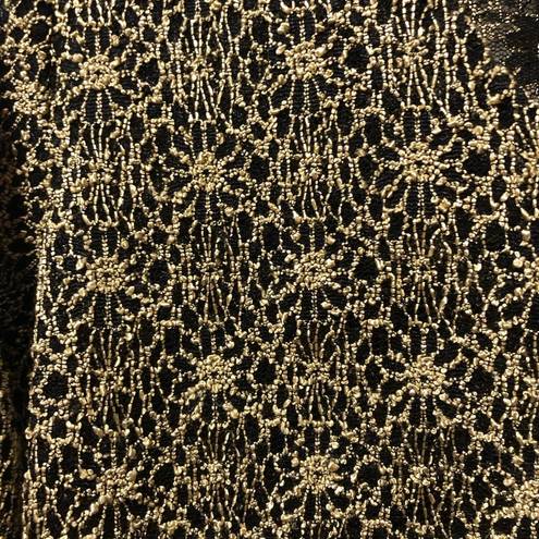 Daisy E K Designs Vintage Gold  Lace Top Size Small