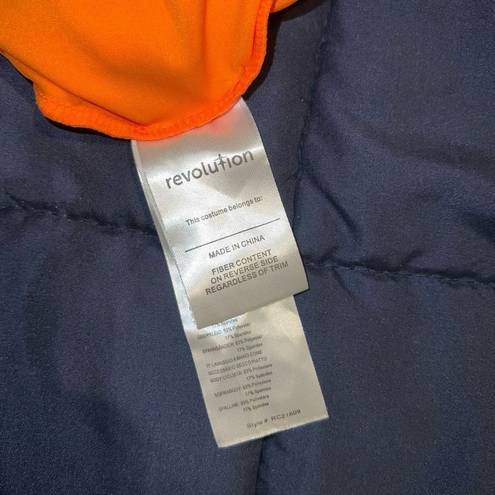 Revolution  ￼Rave festival dance disco dress with shorts underneath ￼ orange sequ