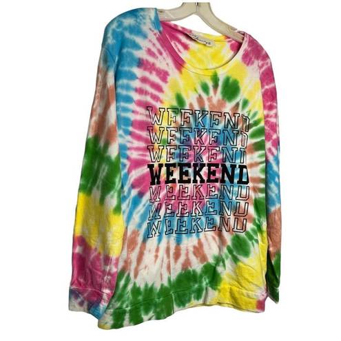 Vintage Havana  "Weekend" Tie Dye Shirt nwt