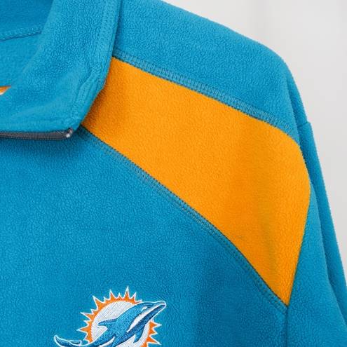 NFL  Miami Dolphins Half Zip Fleece Jacket