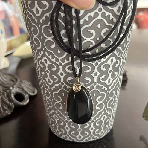 Onyx STONE pendant/ necklace