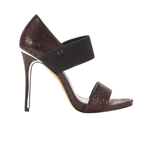 DKNY  Iva Stiletto Sandals- Two Tone Garnet