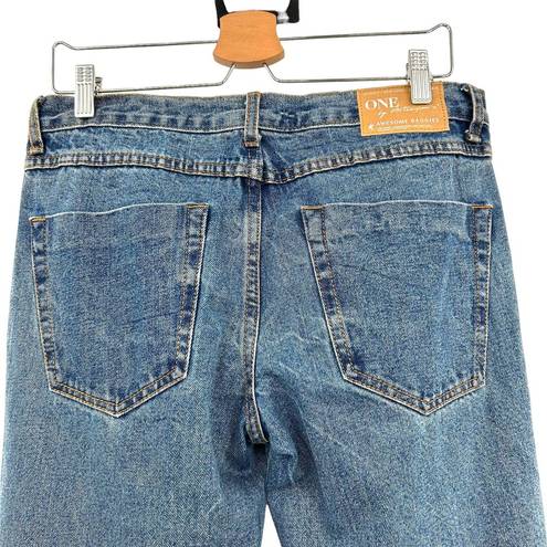 One Teaspoon  Awesome Baggies Destroyed Jeans Wolf Blue Size