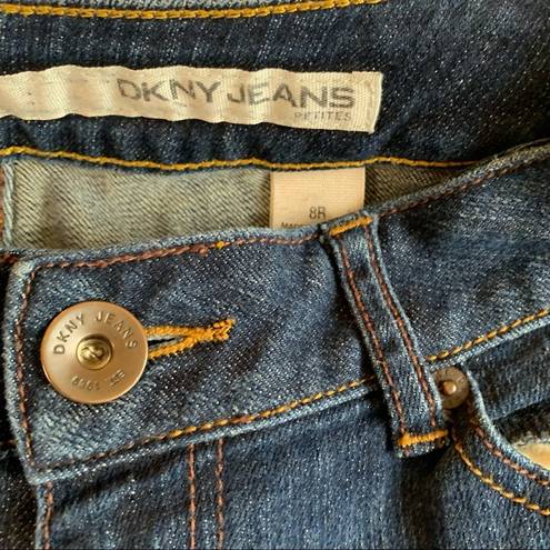 DKNY  Avenue Dark Wash Cropped Jeans