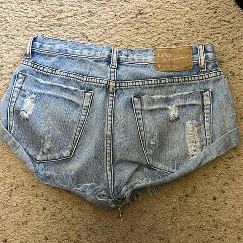 One Teaspoon  bandit jean shorts