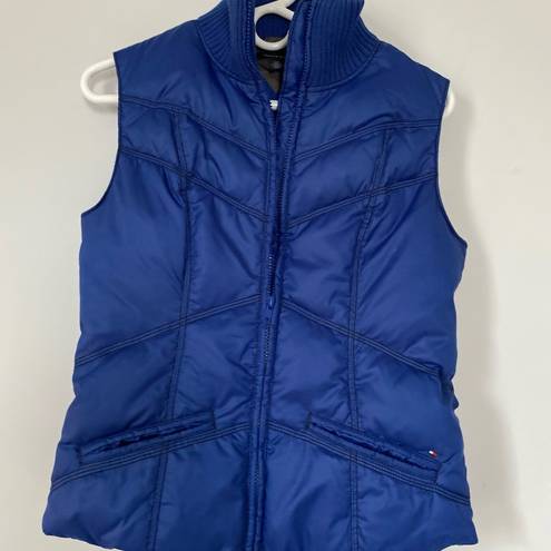 Tommy Hilfiger  women’s small blue puffer vest