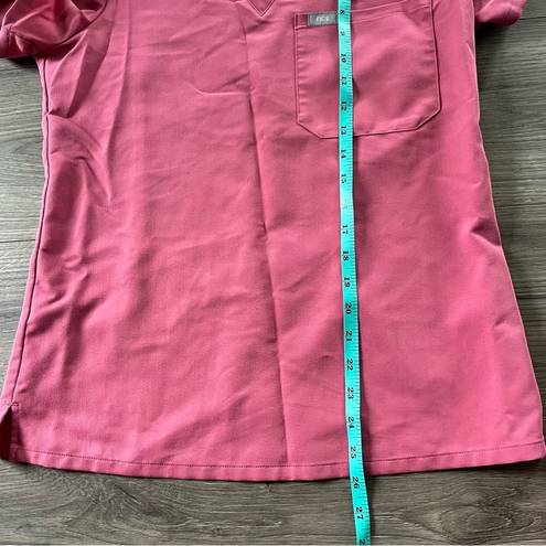 FIGS  Technical Womens Pink Scrub Top Size XS