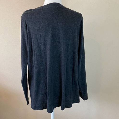 Eddie Bauer  Long Sleeve Henley T shirt size XL? (F1)