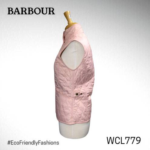 Barbour  Summer Liddesdale Quilted Gilet in Carnation Pink Size 4